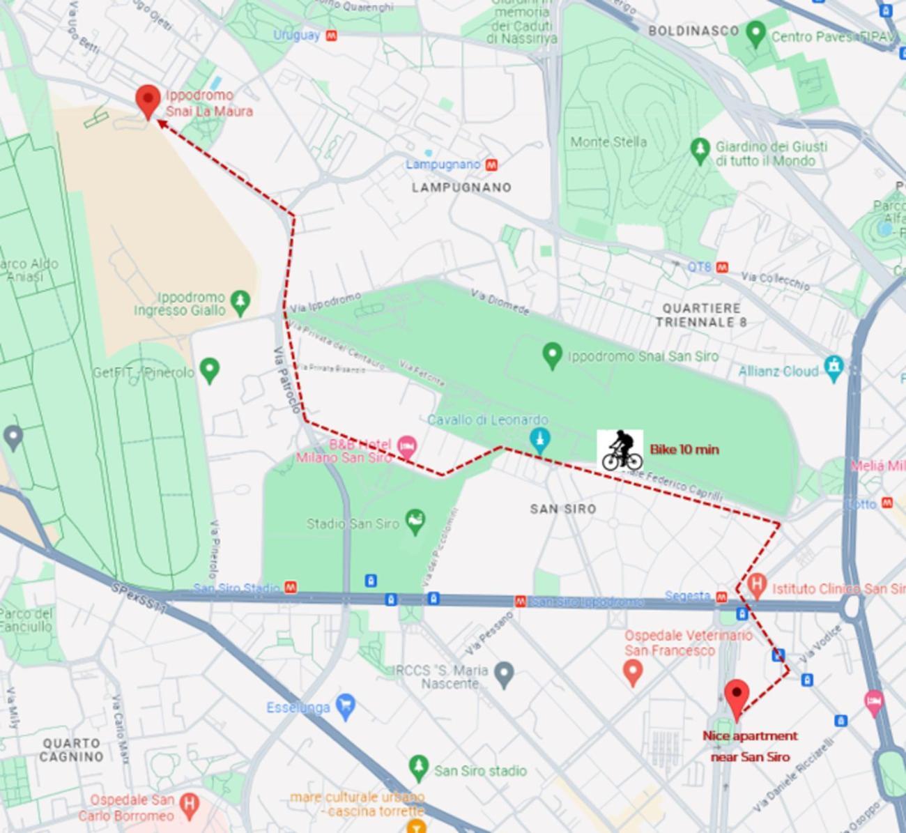 San Siro Comfort Apartment In מילאנו מראה חיצוני תמונה